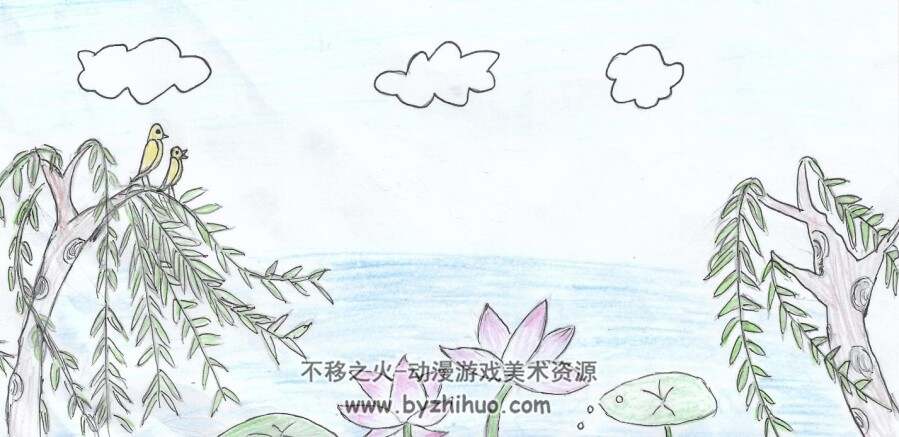 小孩子随手涂鸦