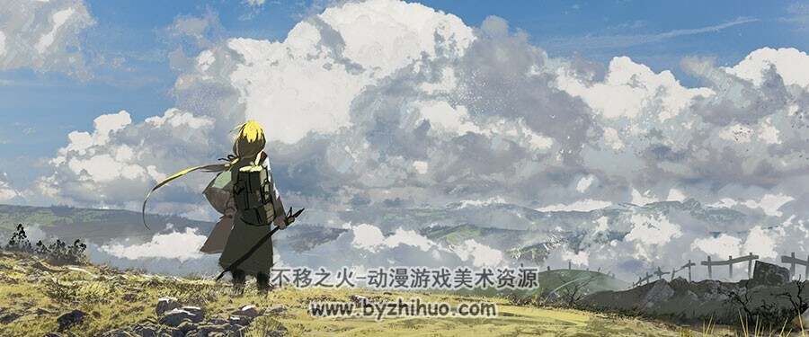 Pixiv 画师asteroid 场景人物插画壁纸图片 双网盘下载 406P 4.95 GB