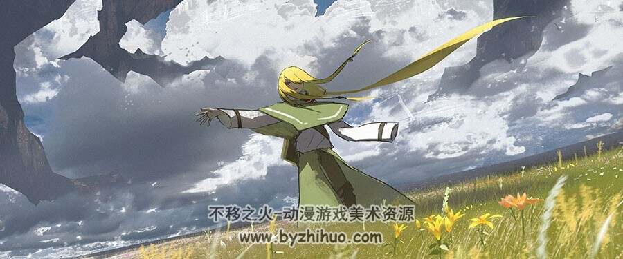 Pixiv 画师asteroid 场景人物插画壁纸图片 双网盘下载 406P 4.95 GB