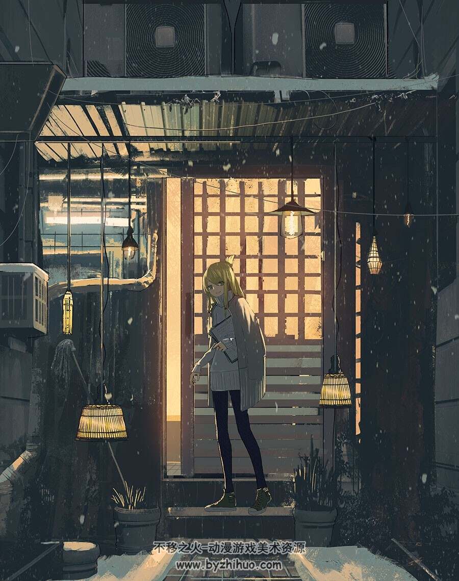 Pixiv 画师asteroid 场景人物插画壁纸图片 双网盘下载 406P 4.95 GB