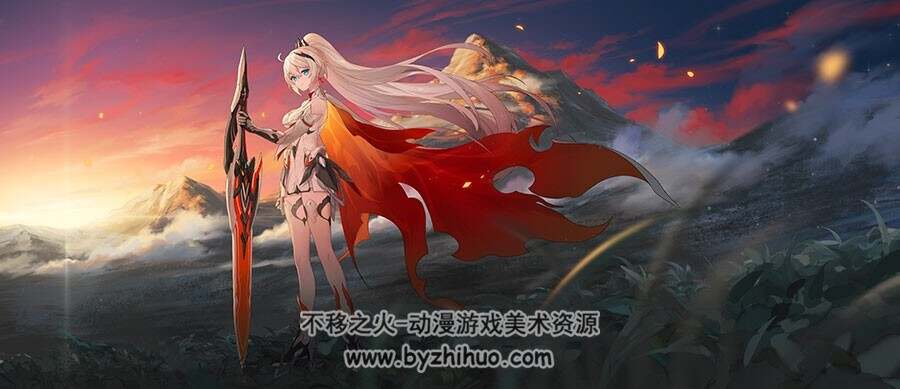 Pixiv画师 Rafa CG插画绘画作品图片 百度网盘下载 638MB