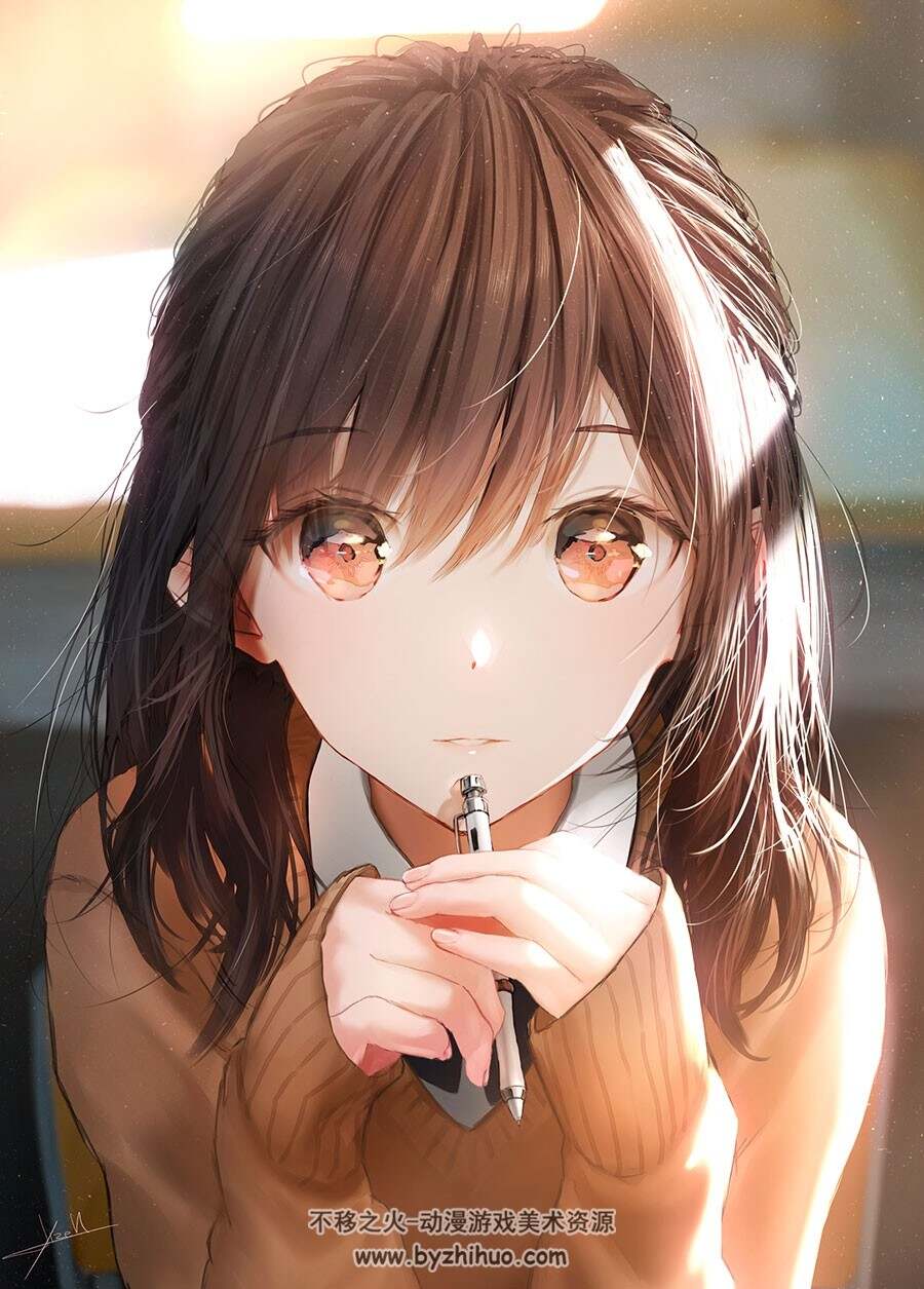 插画师jizell 少女插画壁纸图片 百度网盘下载 92P 128 MB