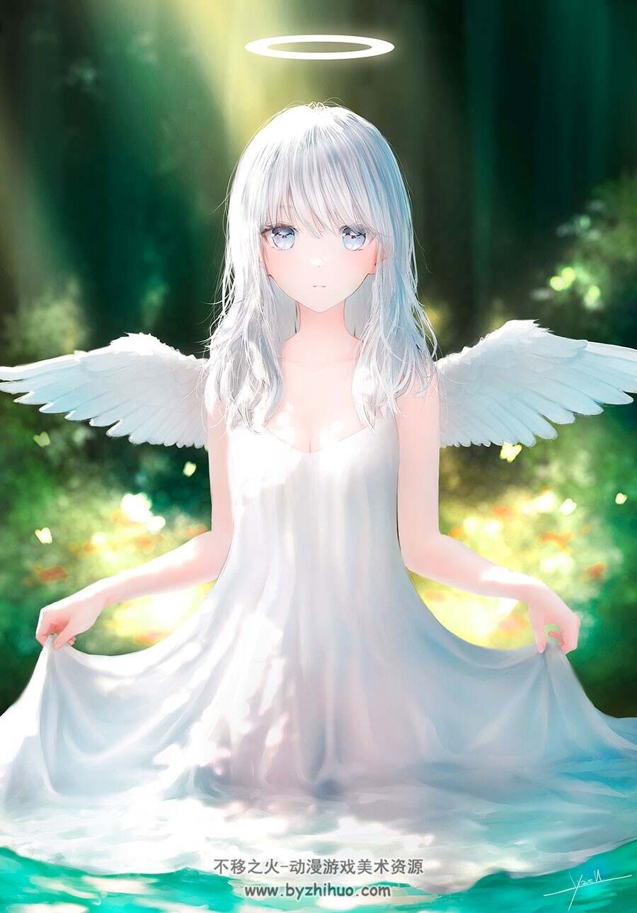 插画师jizell 少女插画壁纸图片 百度网盘下载 92P 128 MB