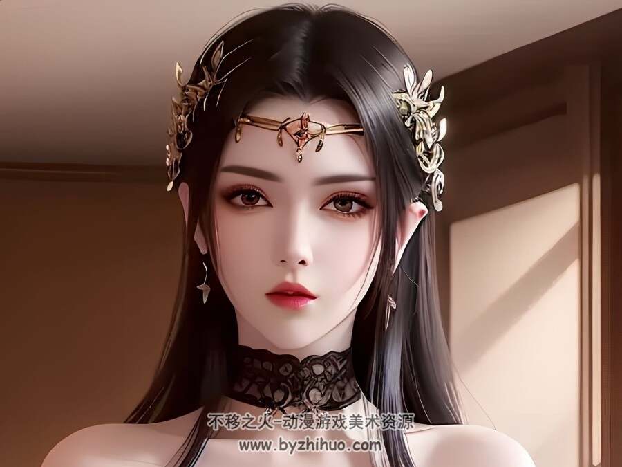 斗破苍穹 美杜莎 AI绘画作品图片 百度网盘下载