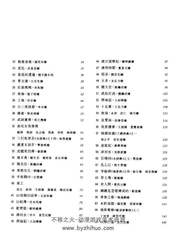 中国现代美术全集 连环画卷1+2 百度网盘下载 629P