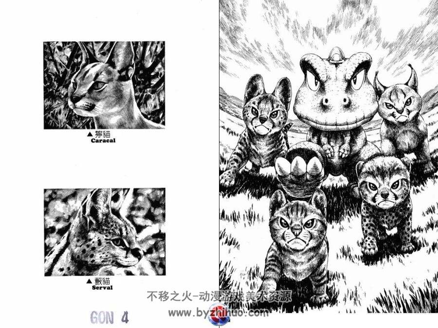 GON 恐龙阿贡—田中政志 漫画百度网盘下载