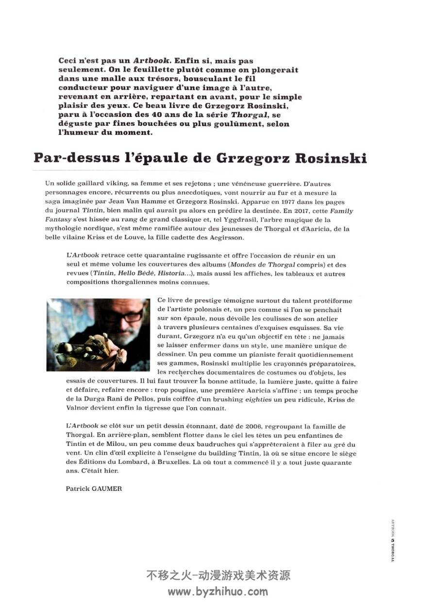 Rosinski Artbook Thorgal 40 Ans - Rosinski艺术画册40年纪念 百度云