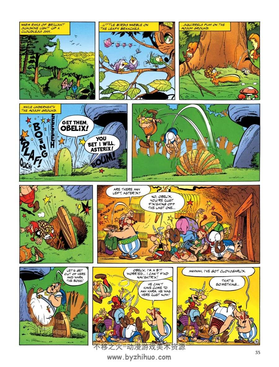 Asterix 第二册 Asterix and the Golden Sickle 百度网盘漫画下载