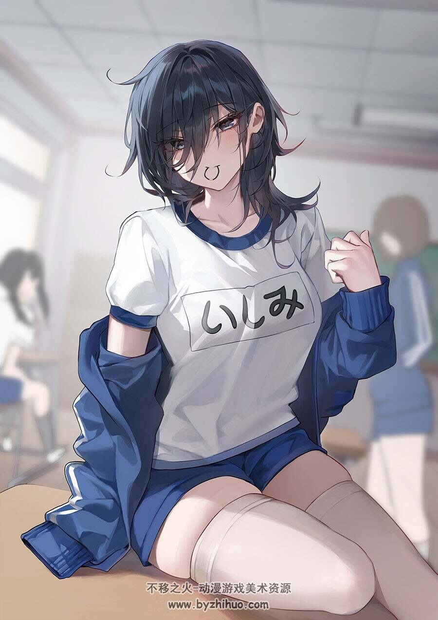 画师Bara 酷酷的日系二次元角色插画壁纸 百度网盘下载