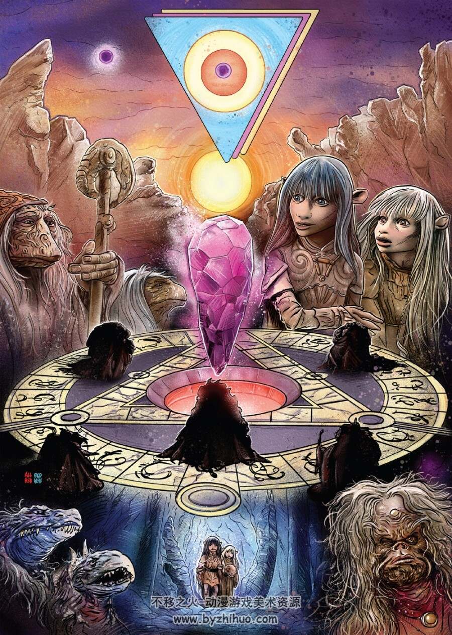 Jim Hensons The Dark Crystal Artist Tribute-吉姆·亨森黑水晶艺术画集 百度网盘下载