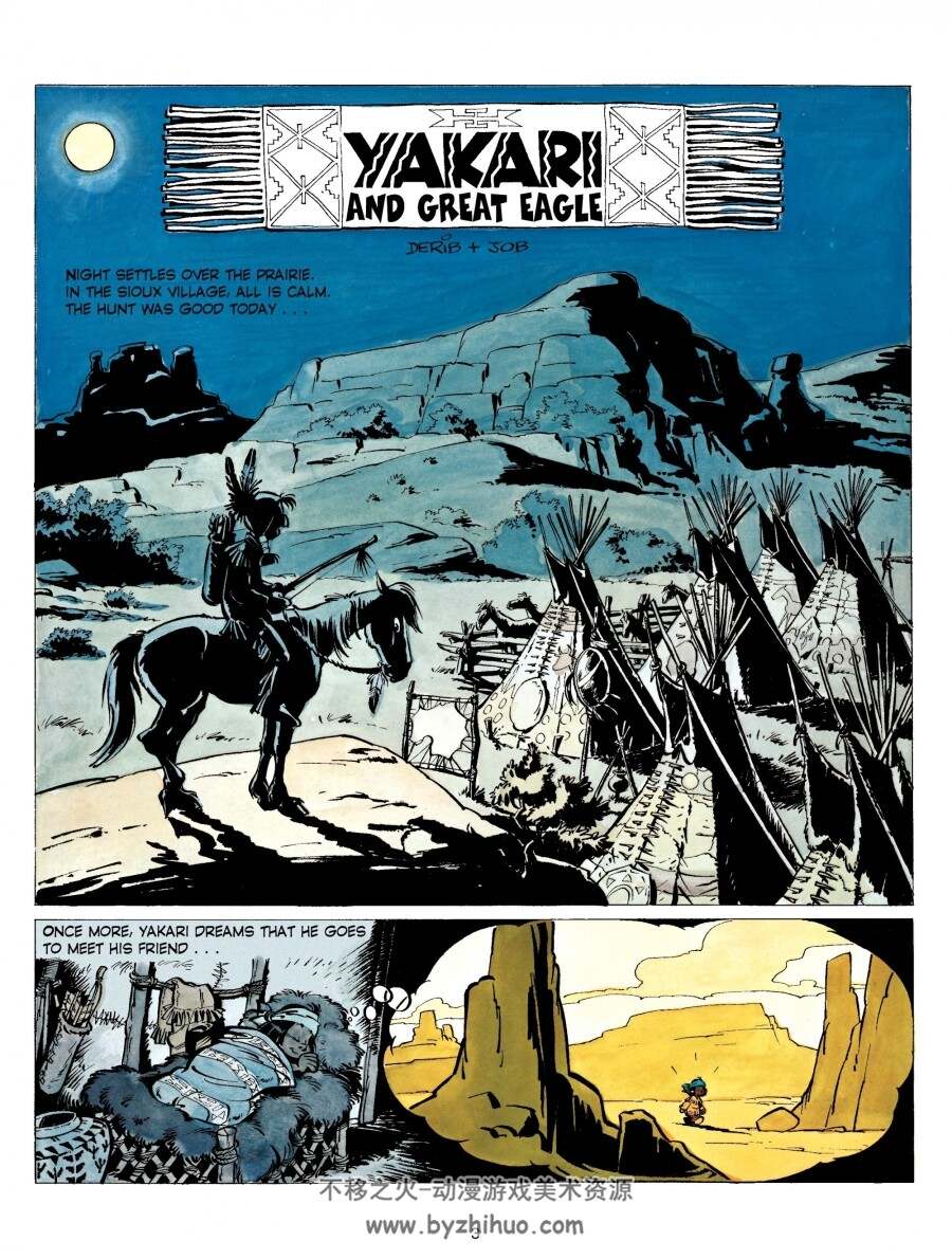 Yakari 1-42卷 英语 德语 法语 印第安漫画 André Jobin Derib 百度网盘下载