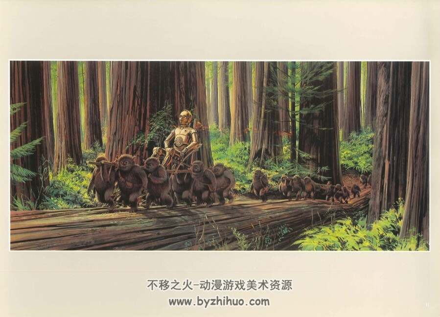 1983 Portafolio Return of the jedi 绝地归来 明信片欣赏 百度网盘