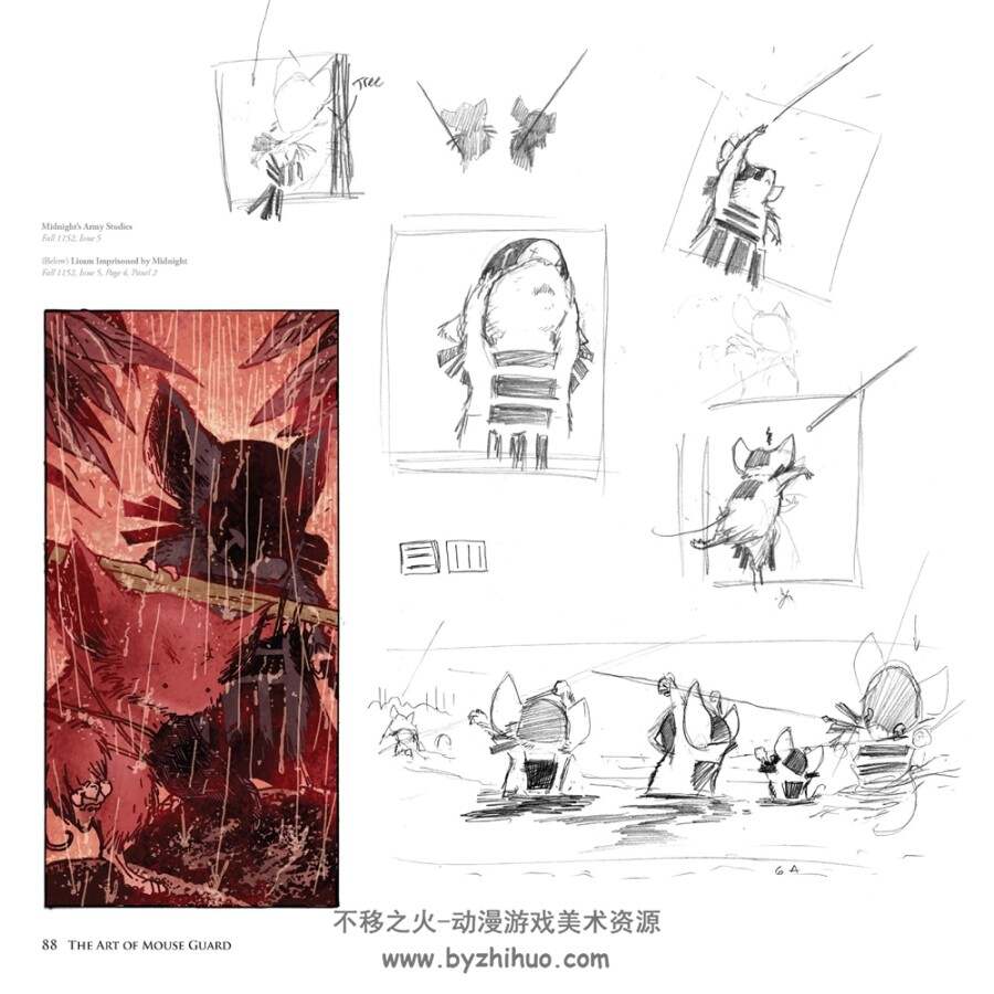 The Art of Mouse Guard-精灵鼠小兵艺术画集 百度网盘下载