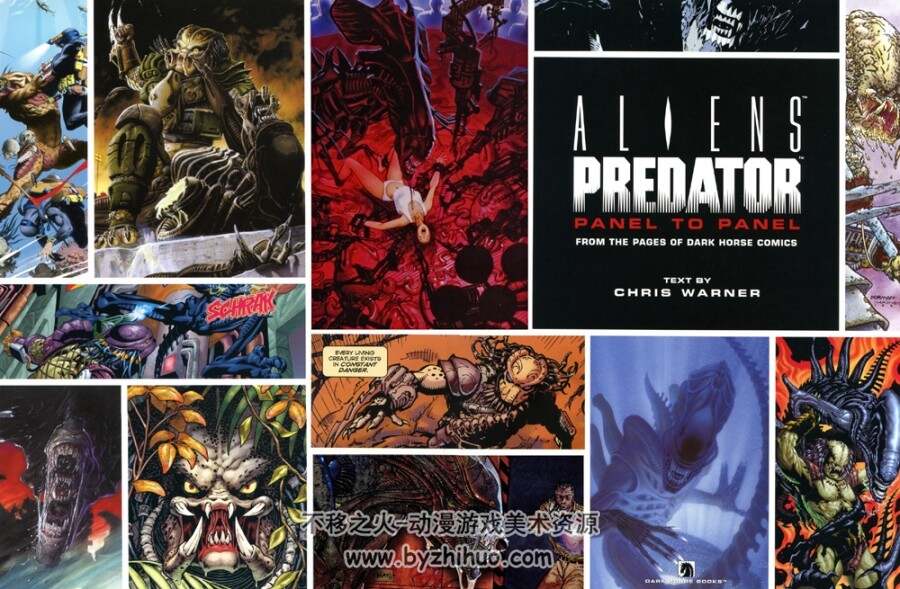 Aliens Predator Panel To Panel-异形大战铁血战士题材的艺术画集 百度网盘下载
