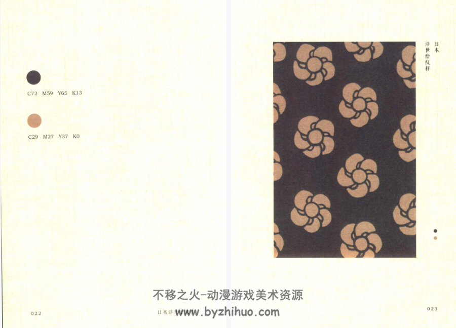 日本浮世绘纹样 PDF格式 百度网盘下载 377P