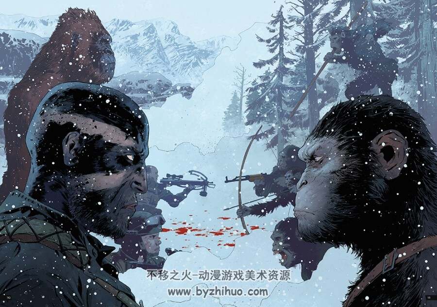 Planet of the Apes Artist Tribute 人猿星球艺术画集欣赏 百度网盘下载