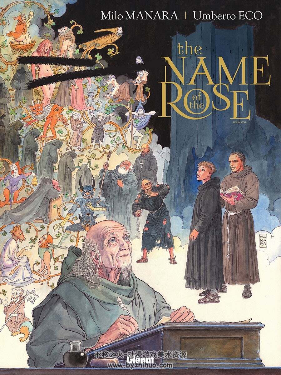 The Name of the Rose 玫瑰的名字 图像小说第1卷 英语 百度网盘下载
