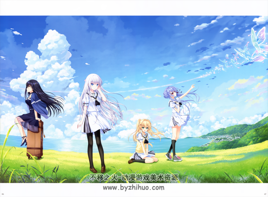 Summer Pockets REFLECTION BLUE Art Works Book 夏日口袋官方图集 百度云下载