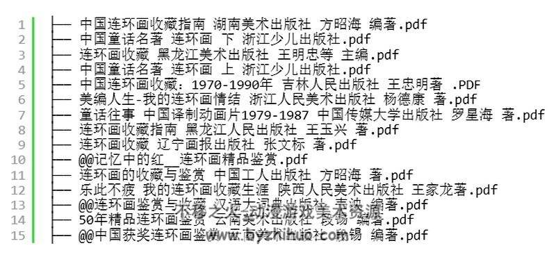 连环画收藏与鉴赏 15册 PDF 百度网盘 1.16G