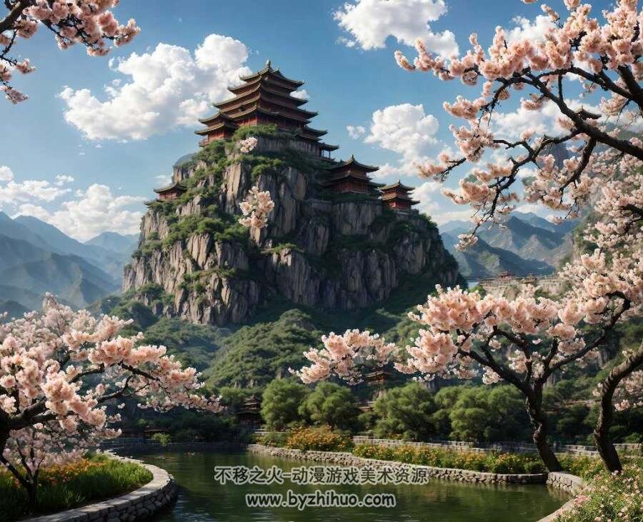 ai生成童话世界和风景图包 百度网盘下载