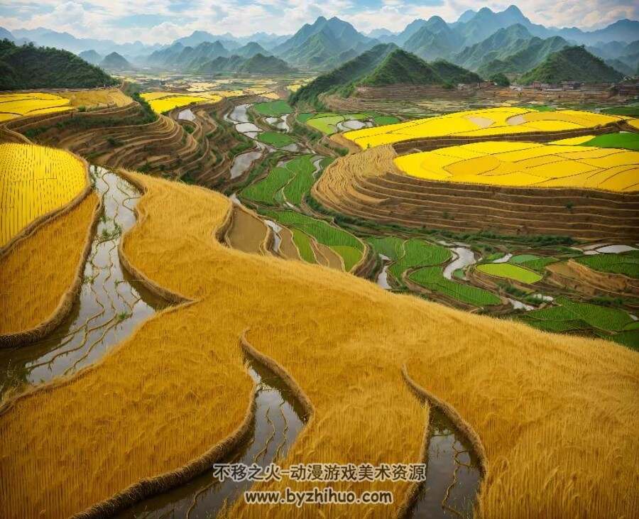 ai生成童话世界和风景图包 百度网盘下载