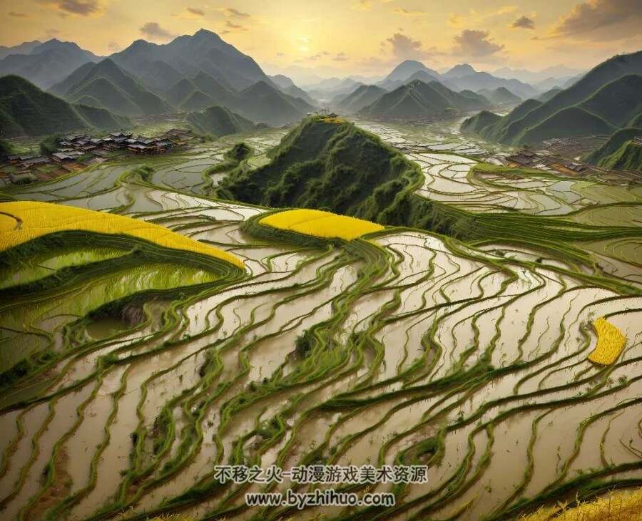 ai生成童话世界和风景图包 百度网盘下载