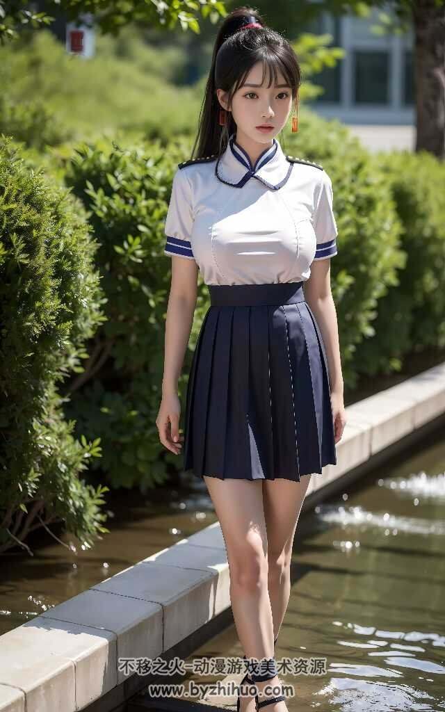 ai人物作品 可爱青涩的学生妹妹 百度网盘下载