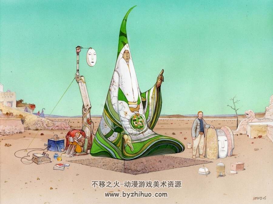 法国漫画家moebius art 作品图包 百度网盘下载