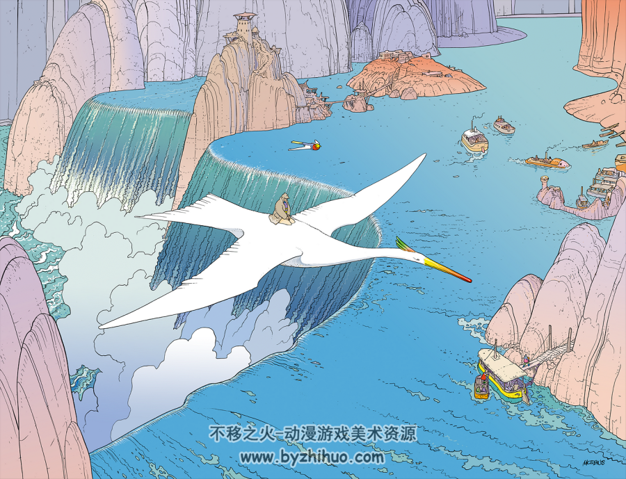法国漫画家moebius art 作品图包 百度网盘下载