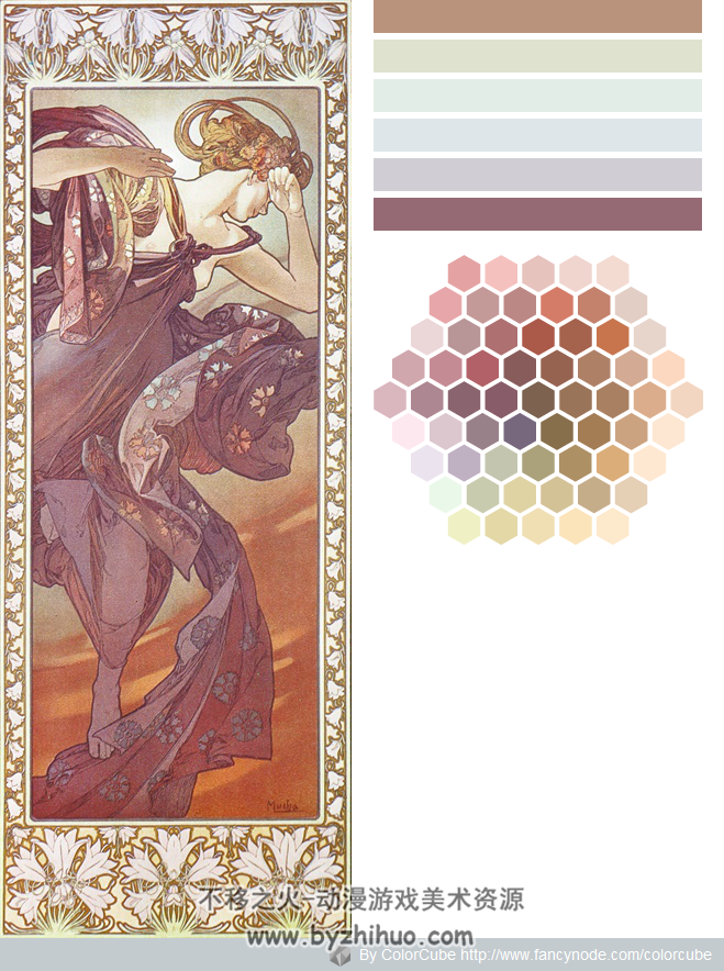 Alphonse Maria Mucha 穆夏作品集和色卡 百度网盘下载