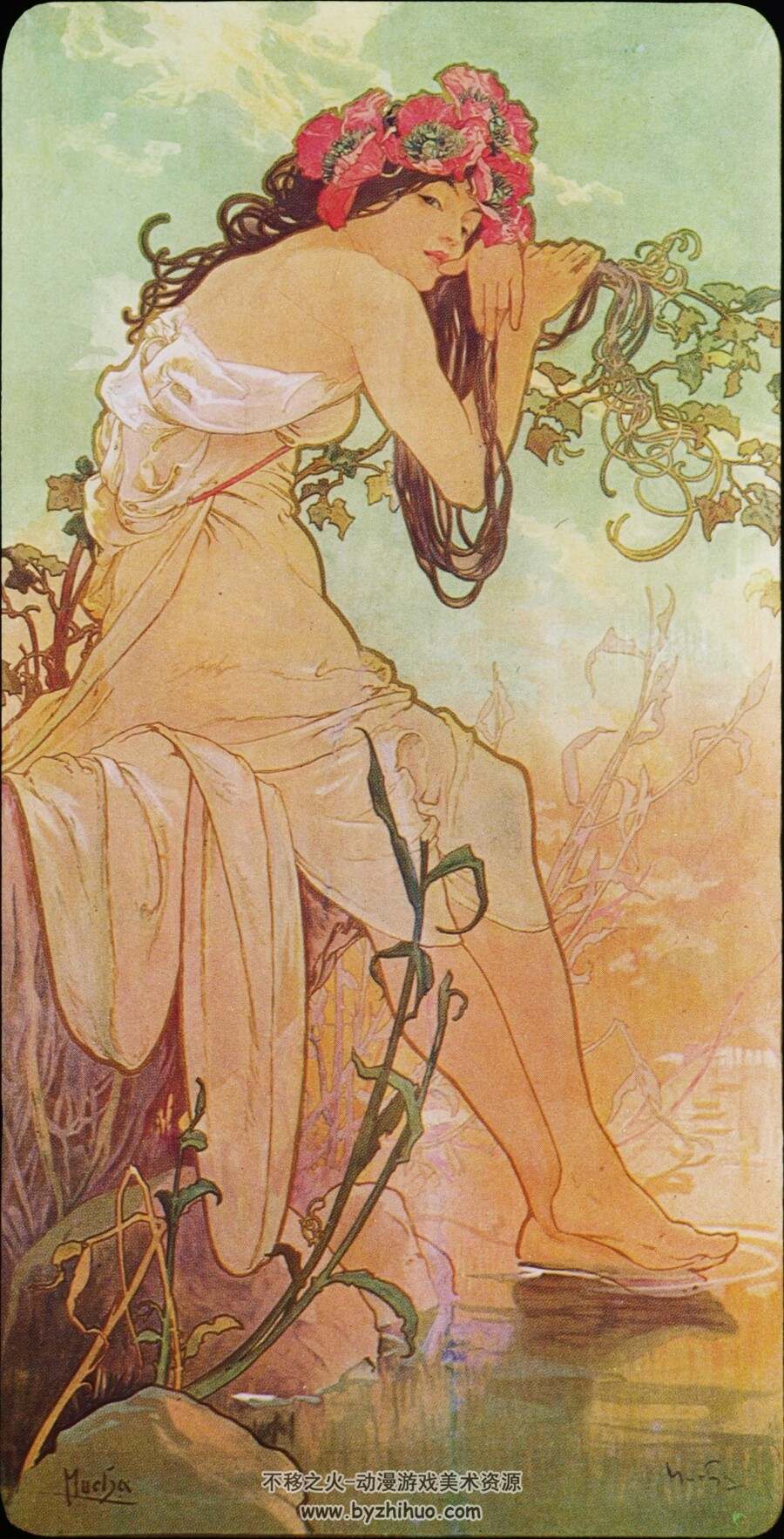 Alphonse Maria Mucha 穆夏作品集和色卡 百度网盘下载