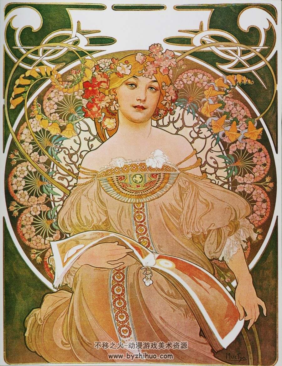 Alphonse Maria Mucha 穆夏作品集和色卡 百度网盘下载