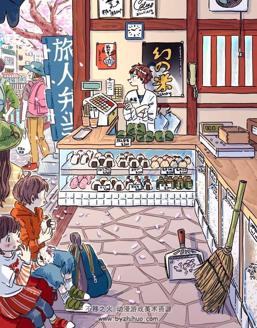 日本画师chihikwi作品集 百度网盘下载 水彩428P 线稿70P