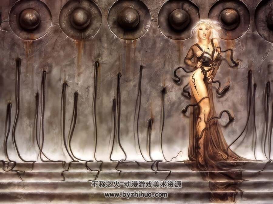 路易斯.罗尤 暗黑魔幻插画集15套 百度网盘下载 982p