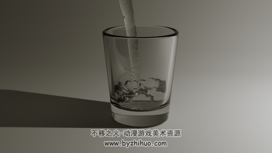 玻璃倒水动画工程文件 百度网盘下载