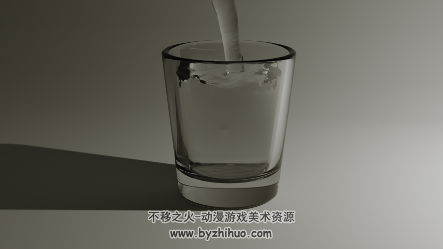玻璃倒水动画工程文件 百度网盘下载