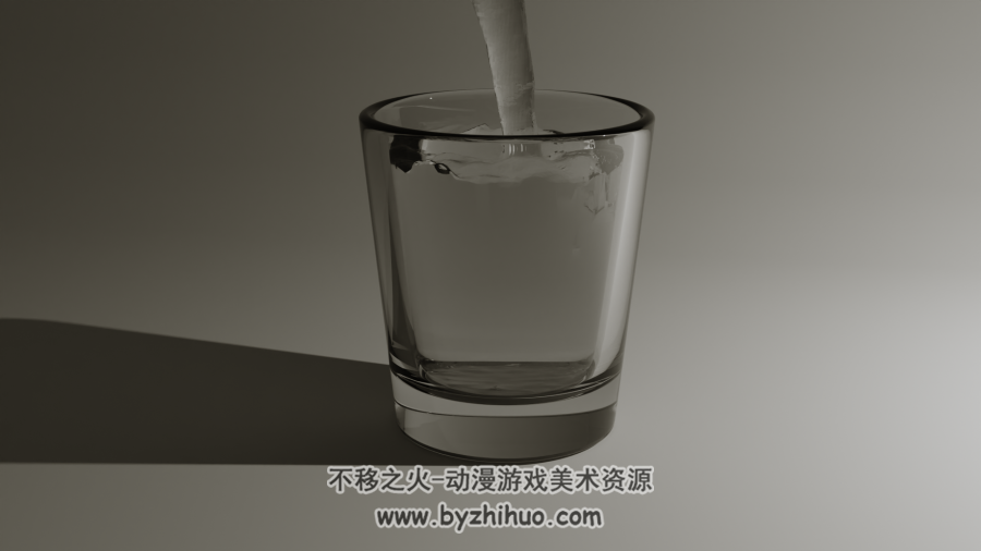 玻璃倒水动画工程文件 百度网盘下载