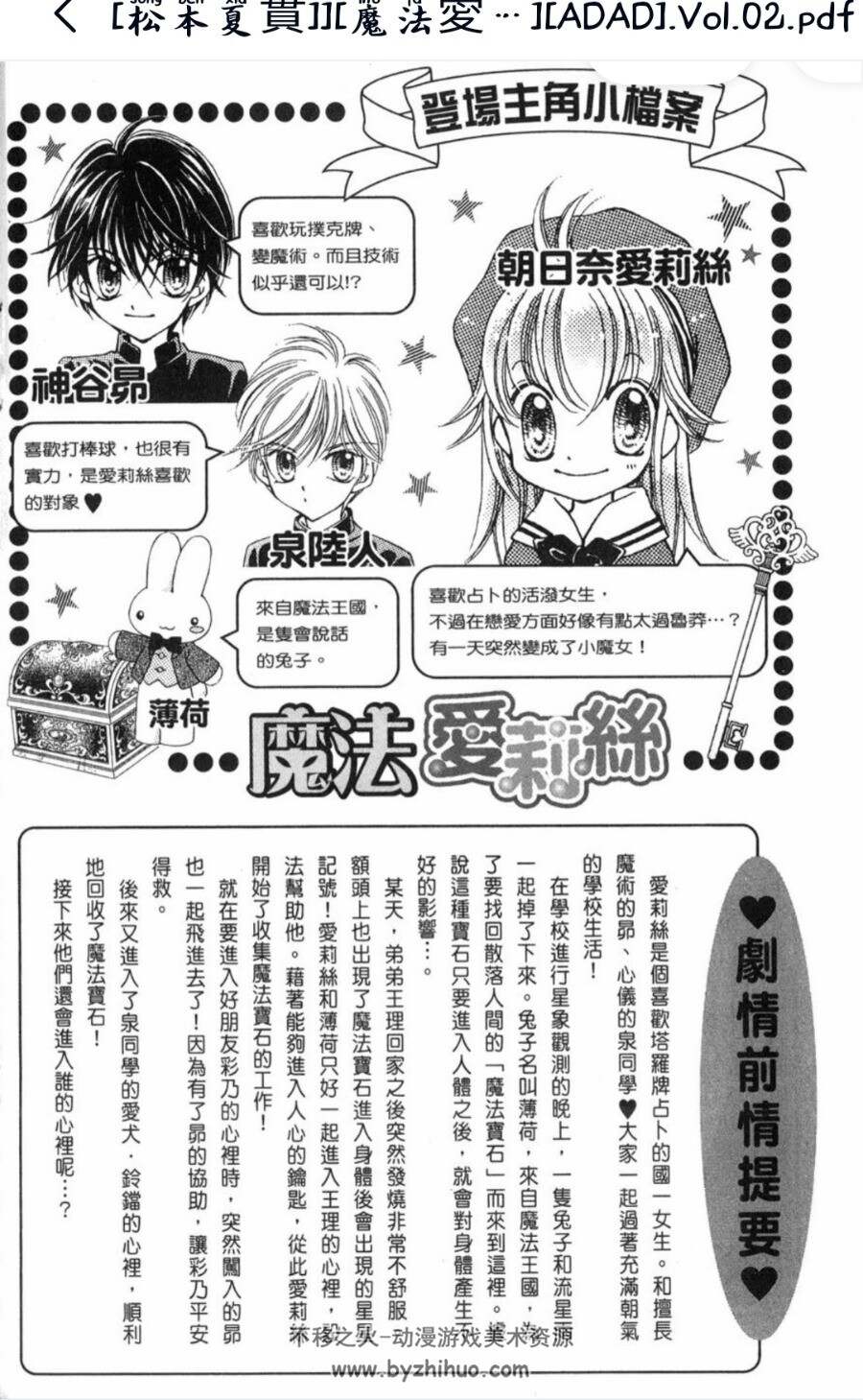 松本夏实 魔法爱丽丝 中文2卷 百度云漫画下载