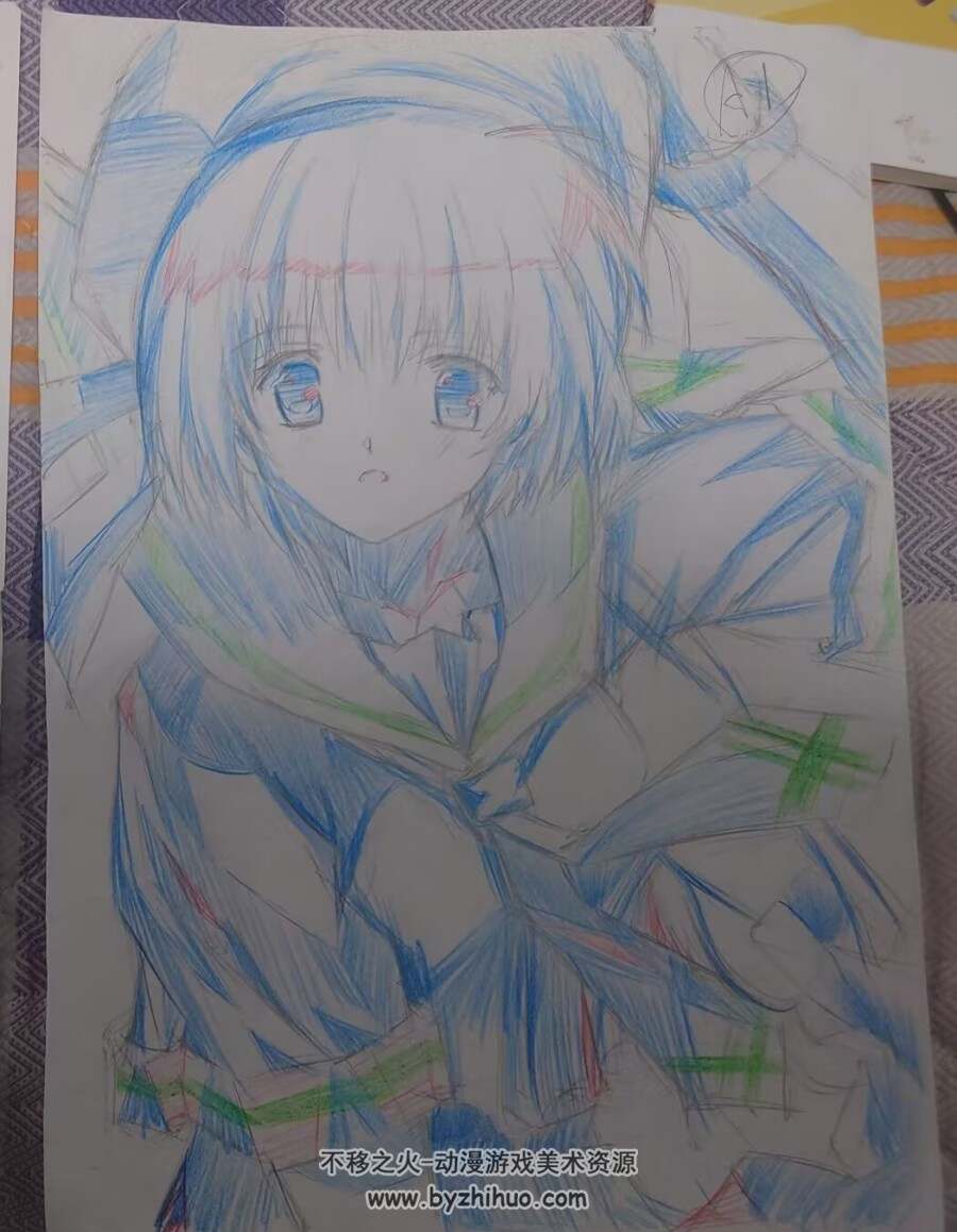卡通动漫动画练习。