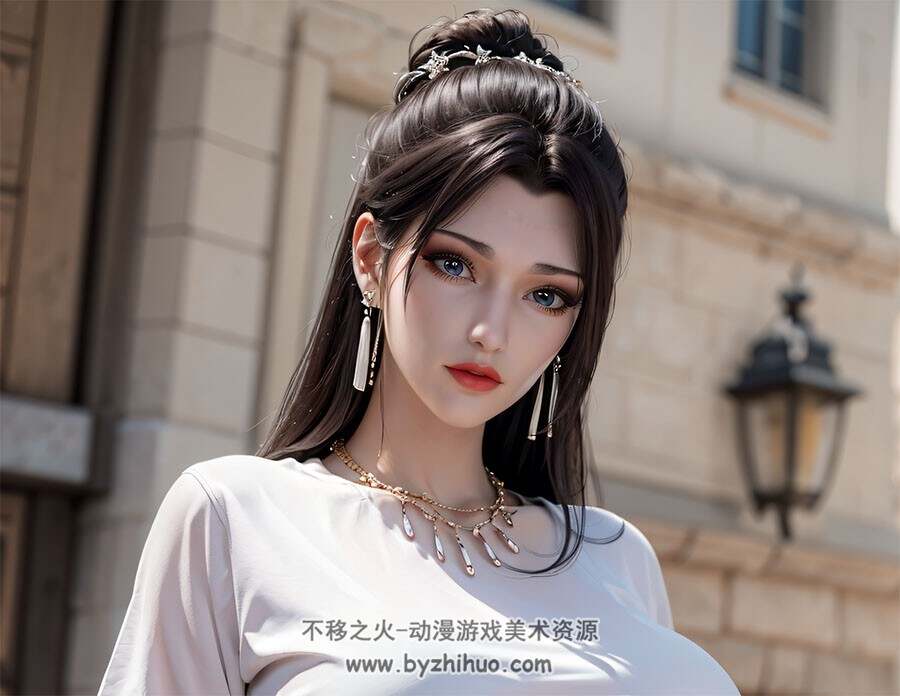 云韵 AI绘画作品图包 百度网盘下载