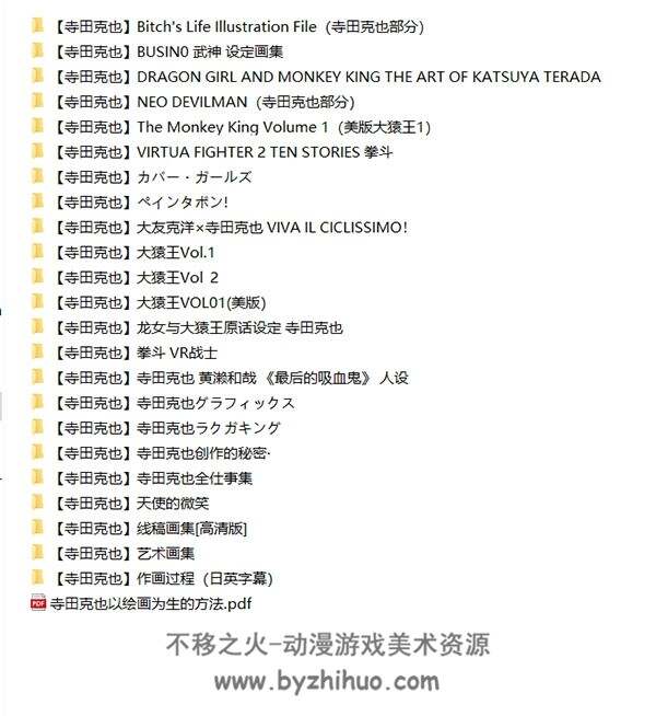 寺田克也 线稿艺术画集合辑 含日文作画过程 百度网盘下载  27.8GB