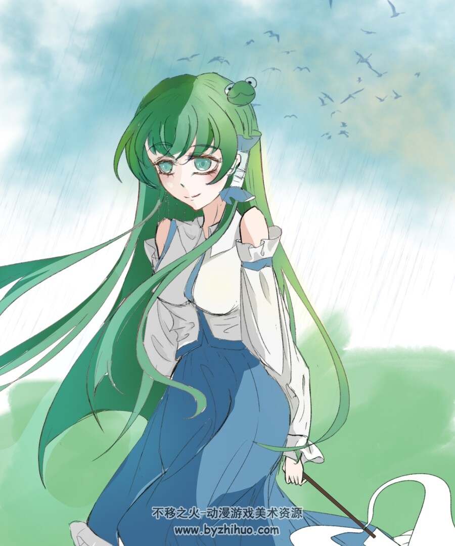 尝试画了云朵