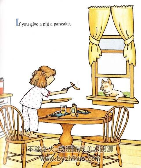 If you give a pig a pancake 英语儿童绘本 百度网盘下载