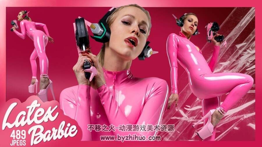 漂亮芭比娃娃人物角色参考图片 Latex Barbie Reference Pictures 百度网盘480P