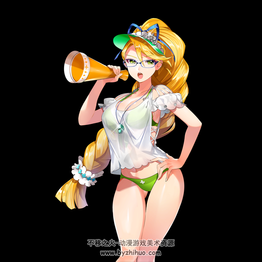日韩系漫游风格人物立绘 pack2 透明背景免扣 百度网盘下载