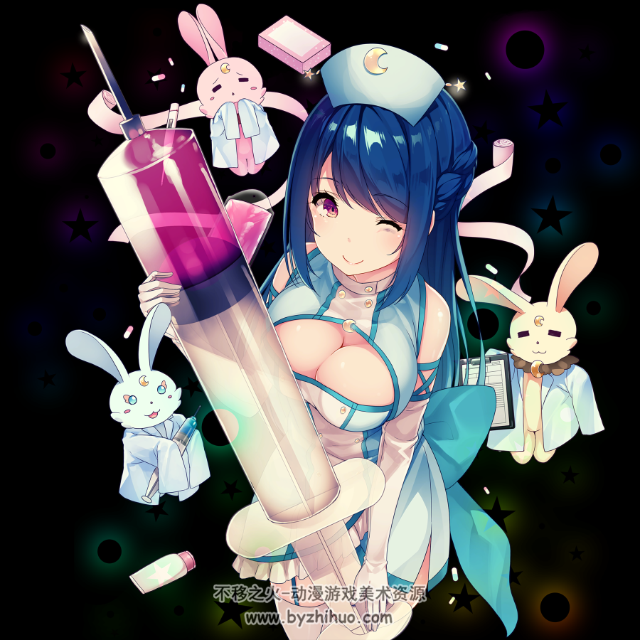 日韩系漫游风格人物立绘pack1 透明背景免扣 百度网盘下载 883P
