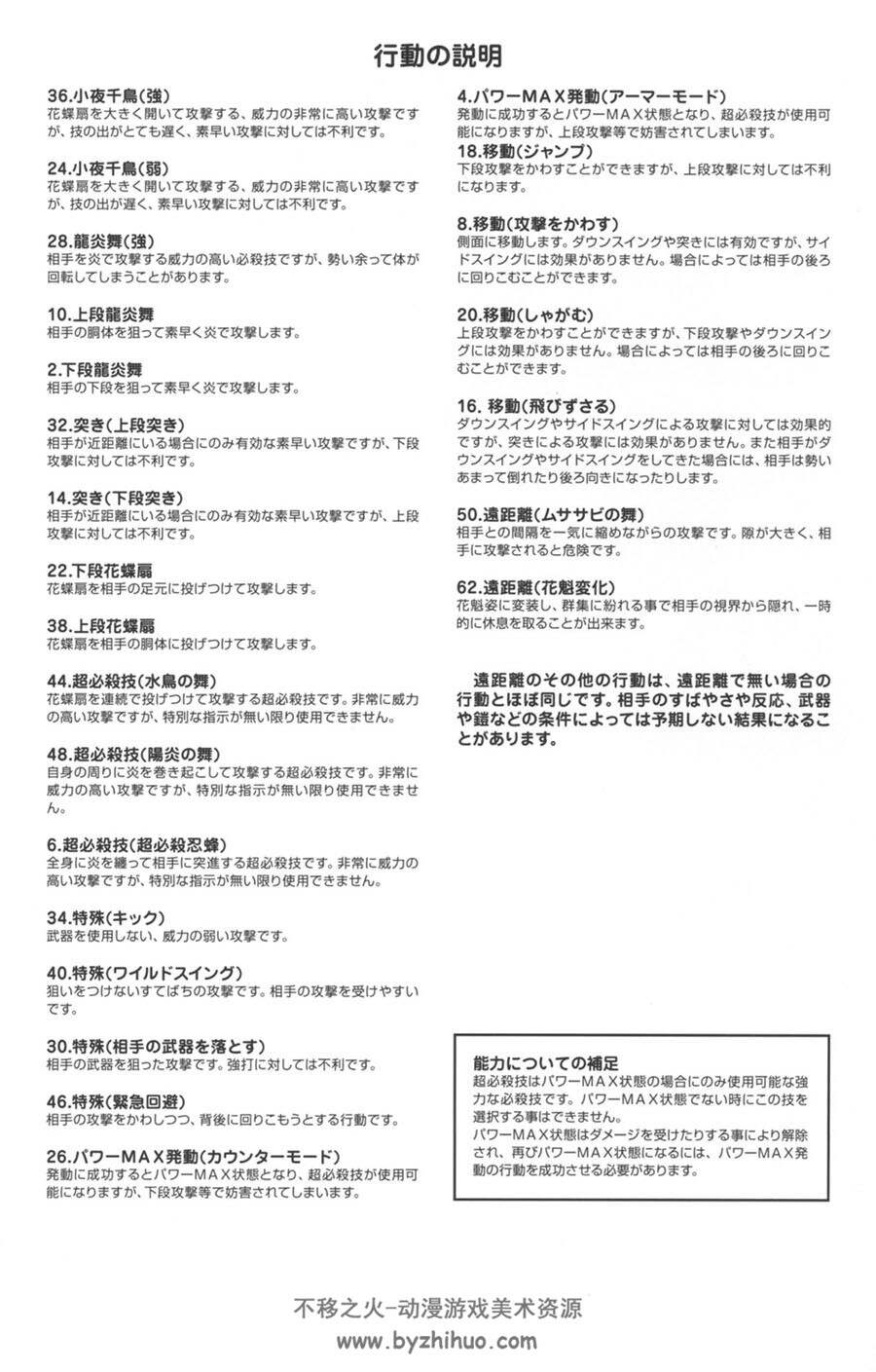 不知火舞招式官方画集 百度网盘下载