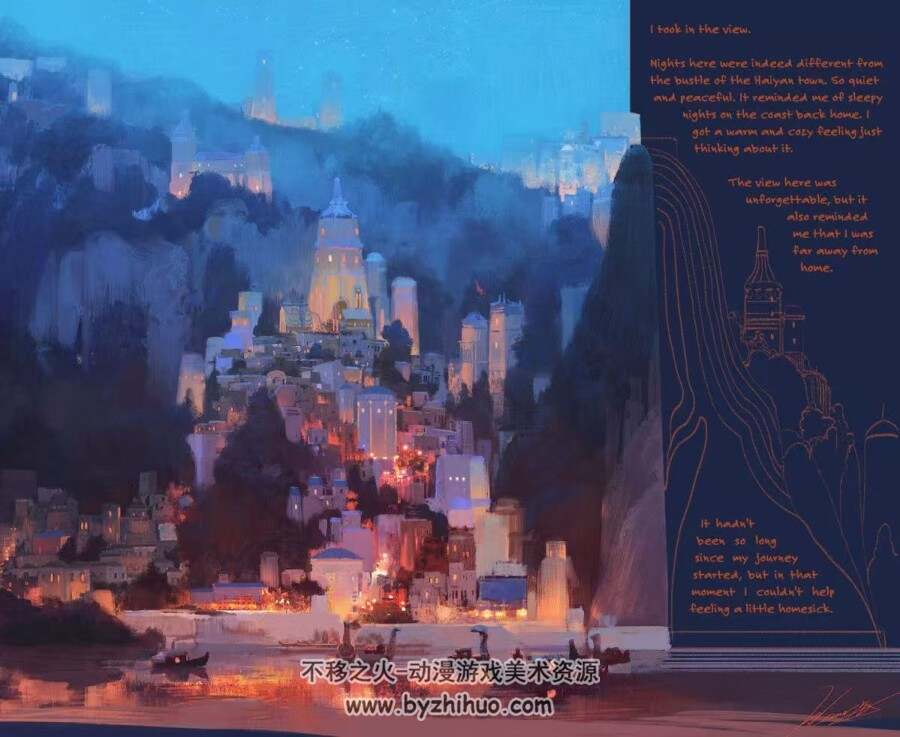 A站画师角色场景概念人物线稿 草图绘制设计课程 百度网盘下载