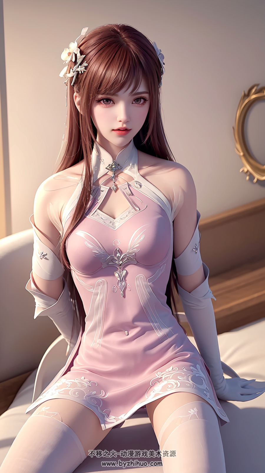 国漫女神AI绘画壁纸特辑 第一期美图分享 百度网盘下载