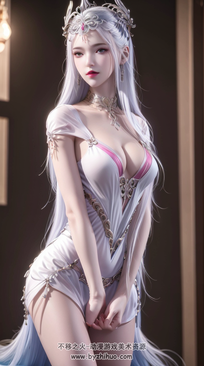 国漫女神AI绘画壁纸特辑 第一期美图分享 百度网盘下载